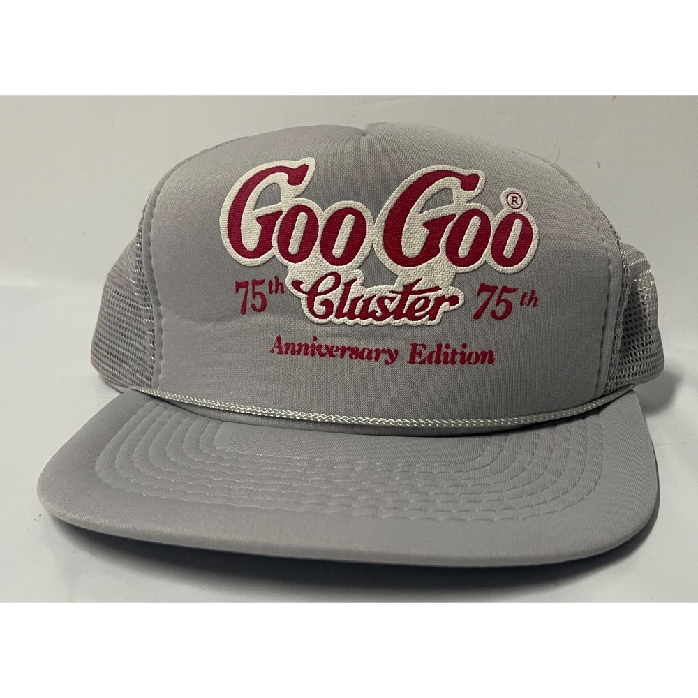Vintage 1987 Goo Goo Cluster Candy 75th Anniversary Trucker Hat Snapback Cap